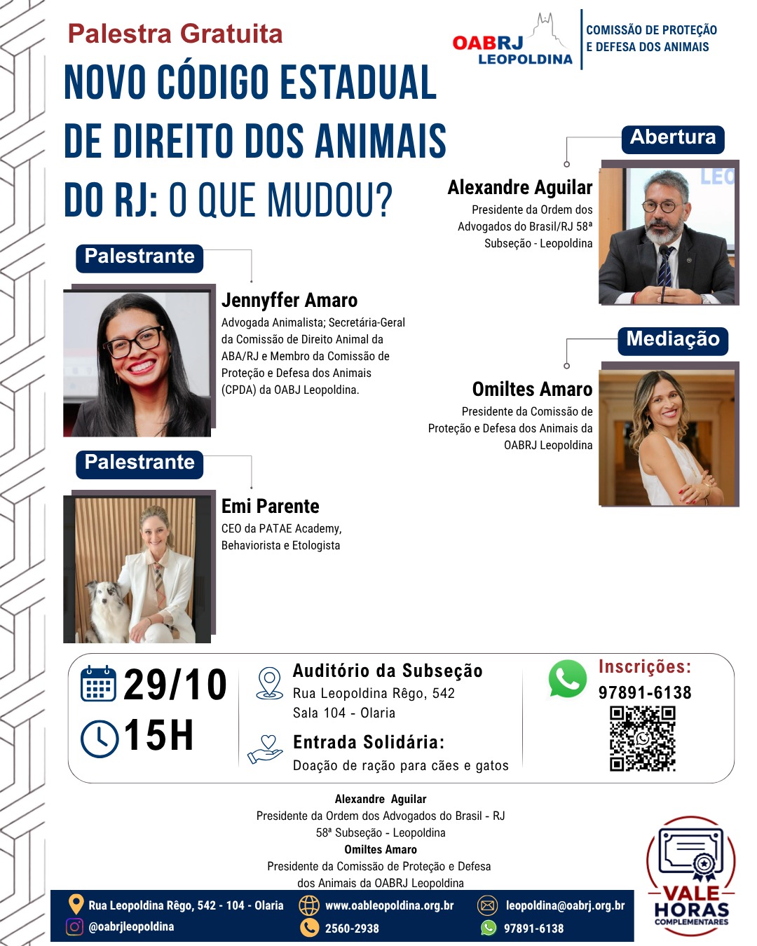 🐾⚖️ NOVO CÓDIGO ESTADUAL DE DIREITO DOS ANIMAIS DO RJ: O QUE MUDOU? – 29.10.26